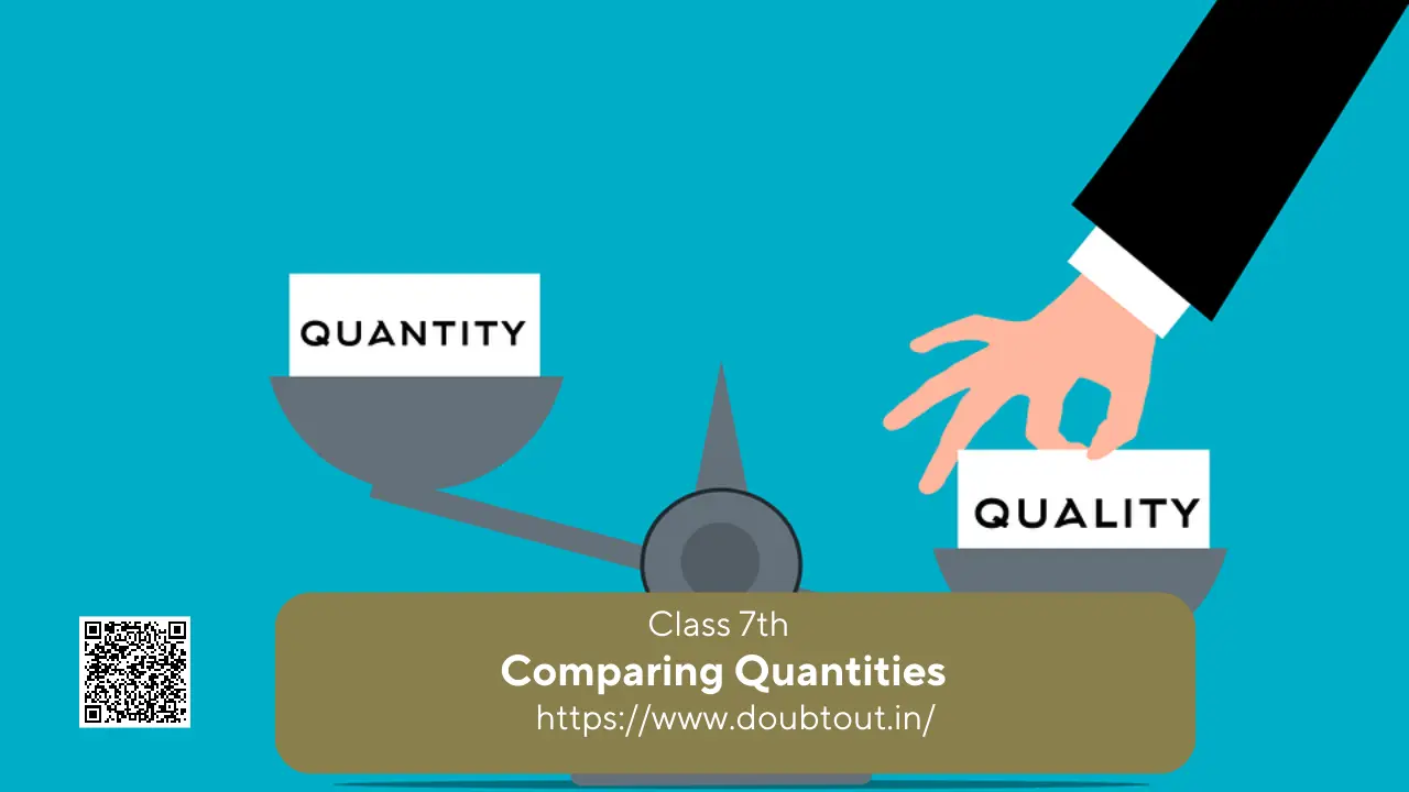 NCERT Solutions for Class 7 Maths Chapter 8 Comparing Quantities