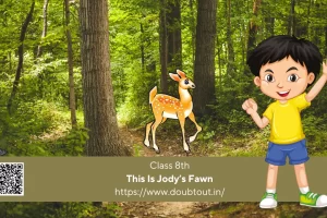 NCERT Solutions for Class 8 English Unit 6 – This Is Jody’s Fawn (Updated Pattern)